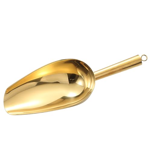 Ergonomische Eisschaufel Merkmal Hängender Haken Küchenutensilien für einfache Lagerung Robuste Metallkonstruktion für Eiswürfel Zubehör für von Qcbuegof