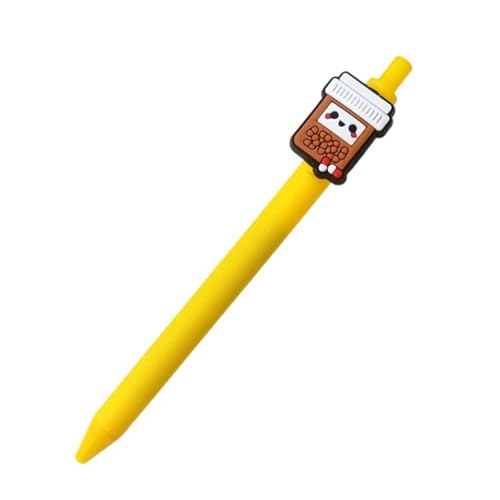 Gelschreiber, Spitze 0,5 mm, einziehbarer Gelschreiber, schnell trocknend, glattes Schreiben zum Schreiben von Tagebucheinträgen, einzigartiger Stift von Qcbuegof