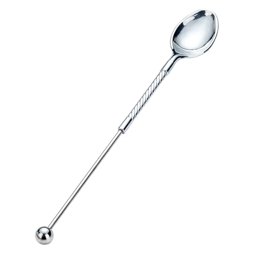 Handgemachter Deko-Löffel mit Perlen für Café, Dessertsaal, Geschenkanlässe, Metalllöffel mit Perlen von Qcbuegof