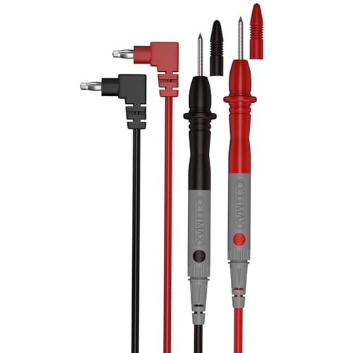 Hochvorbereitete Multimeter Testleitungen Mit Nadelspitze Isolierte Multimeter Sonden LEDS Upgrades Für Elektrische Tests Nadelspitzensonden von Qcbuegof