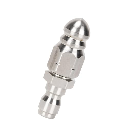 Industrieller Abflussreiniger Anschluss 1/4 Zoll Gewindedüse mit 360 Grad Sprühabdeckung für Entkalkungsdüse für leistungsstarke Haushaltsrohre Industrieller Abflussreiniger Anschluss 1/4 Zoll Gewindedüse mit 360 Grad Sprühabdeckung für Entkalkungsdüse für leistungsstarke Haushaltsrohre von Qcbuegof