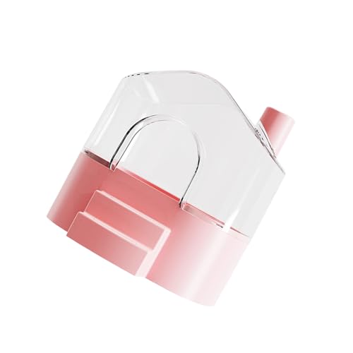 Interactively Clear Lid Hamster Sand Bath Station für kleine Haustiere Anti-Verlust-Beobachtungs-Tablett Fenster Badezimmer Sand Bad Behälter von Qcbuegof