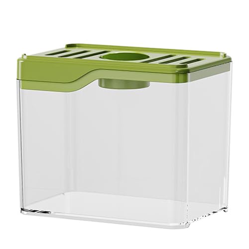 Kleines Tischaquarium für Aquarien mit Schüssel für die Raumdekoration Eigenschaften Tischaquarium mit buntem LED-Licht für Aquarien der Familie Freund von Qcbuegof