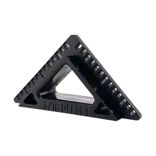 Leichtes und tragbares Messwerkzeug für Fenster und Türen mit transparenter Skala, geeignet für Heimwerker und Baugeräte von Qcbuegof