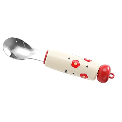 Manuelle Eier Schneebesen Löffel/Schlammverdichter / Eiertrenner mit ergonomischem Griff zum Kochen von Kaffee Mischen Küchenutensilien Milchrührer von Qcbuegof