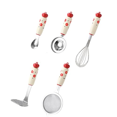 Manuelle Eier Schneebesen Löffel/Schlammverdichter / Eiertrenner mit ergonomischem Griff zum Kochen von Kaffee Mischen Küchenutensilien Milchrührer Manuelle Eier Schneebesen Löffel/Schlammverdichter / Eiertrenner mit ergonomischem Griff zum Kochen von Kaffee Mischen Küchenutensilien Milchrührer von Qcbuegof