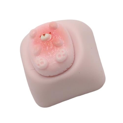 Mechanische Tastatur-Tastenkappen aus Kunstharz mit schönem 3D-Cartoon-Bär, weiche und optionale Töne, ESC-Tastenkappen Mechanische Tastatur-Tastenkappen aus Kunstharz mit schönem 3D-Cartoon-Bär, weiche und optionale Töne, ESC-Tastenkappen von Qcbuegof