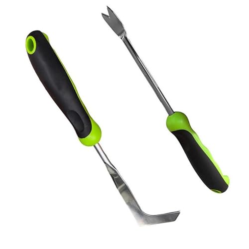 Mehrzweck-Grasentferner aus Edelstahl für Risse, Terrassen, Einfahrten, ergonomischer Griff, Gartenwerkzeug, multifunktionale Unkrautjäter von Qcbuegof