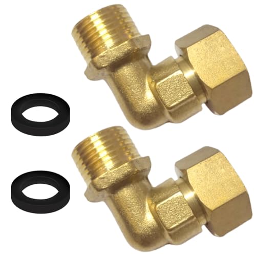 Messing 90 Grad verstellbare Winkelverschraubung 0,5 Zoll Fitting Schwerlastadapter für Warm-/Kaltwasserversorgungsanschluss Verstellbares Messingrohr Messing 90 Grad verstellbare Winkelverschraubung 0,5 Zoll Fitting Schwerlastadapter für Warm-/Kaltwasserversorgungsanschluss Verstellbares Messingrohr von Qcbuegof