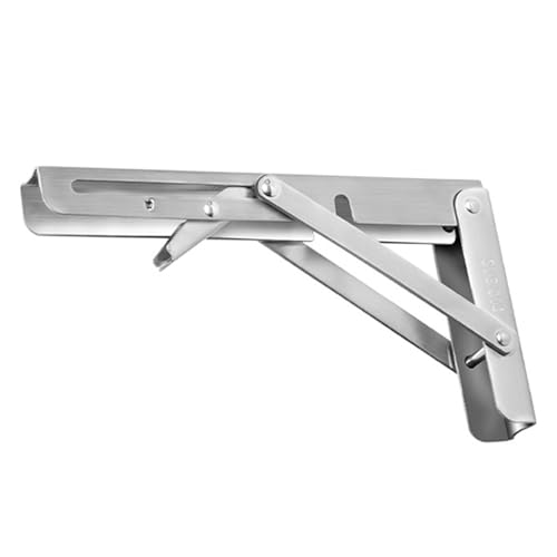 Multifunktionale 25 Cm Stahlscharnern Stützhalterung Klappbare Regalhalterung Einfache Installationen Für Effizientes Home Space Management Heavy Duty Bracket von Qcbuegof