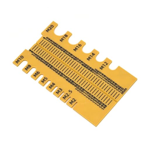 Multifunktionales Schraubenmessgerät für Industriemechaniker-Projekte, 150 mm Länge, mit kompaktem, tragbarem Design, industrielles Schrauben-Durchmesser-Messgerät Multifunktionales Schraubenmessgerät für Industriemechaniker-Projekte, 150 mm Länge, mit kompaktem, tragbarem Design, industrielles Schrauben-Durchmesser-Messgerät von Qcbuegof