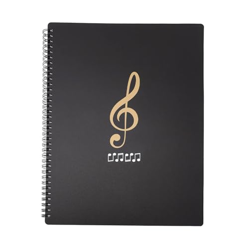 Portable 60 Seiten Music Sheet Datei Papier Speicher Ordner Dokumente Inhaber Größe Der Musik Score Ordner Organisatoren Dauer von Qcbuegof