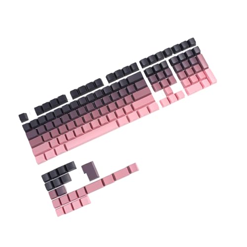 Qcbuegof 133pcs Farbstoff Subben Farbschlüsselkaps Mit Seitengravur Ergonomischer OEM Höhe Für Mechanische Tastaturen Backlight Tastatur Tastaturkaps Qcbuegof 133pcs Farbstoff Subben Farbschlüsselkaps Mit Seitengravur Ergonomischer OEM Höhe Für Mechanische Tastaturen Backlight Tastatur Tastaturkaps von Qcbuegof