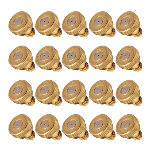 Qcbuegof 20x Professionelle Mistdüsen Freien Kühlung Messing Sprühgeräte Für Pflanzenbewässerungssysteme Gewächshäuser Staubverhütung Qcbuegof 20x Professionelle Mistdüsen Freien Kühlung Messing Sprühgeräte Für Pflanzenbewässerungssysteme Gewächshäuser Staubverhütung von Qcbuegof