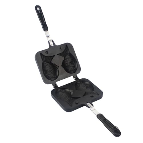 Qcbuegof Aluminium Taiyaki Waffeln Maker Pfannen Unstallige Fische Geformte Formen Für Häusliche Backen Hoher Temperatur Qcbuegof Aluminium Taiyaki Waffeln Maker Pfannen Unstallige Fische Geformte Formen Für Häusliche Backen Hoher Temperatur von Qcbuegof