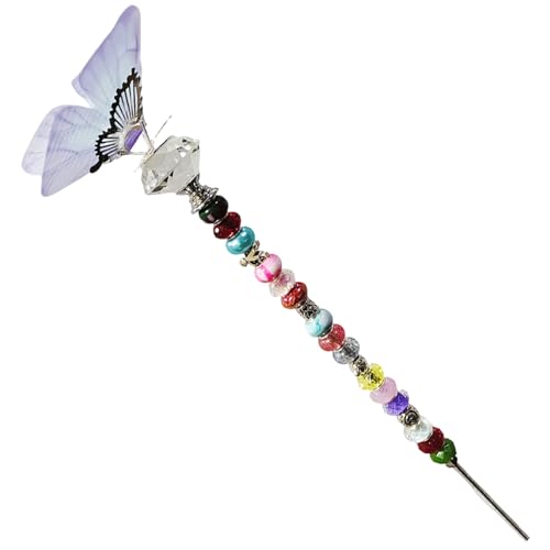 Qcbuegof Anpassbare Perlen Schmetterling Feen Zauberstab Pfahl Wetterabdichter Rasenverzierungen Kinder Erwachsene Handwerksliebhaber Feen Zauberstab Gartenpfahl Qcbuegof Anpassbare Perlen Schmetterling Feen Zauberstab Pfahl Wetterabdichter Rasenverzierungen Kinder Erwachsene Handwerksliebhaber Feen Zauberstab Gartenpfahl von Qcbuegof