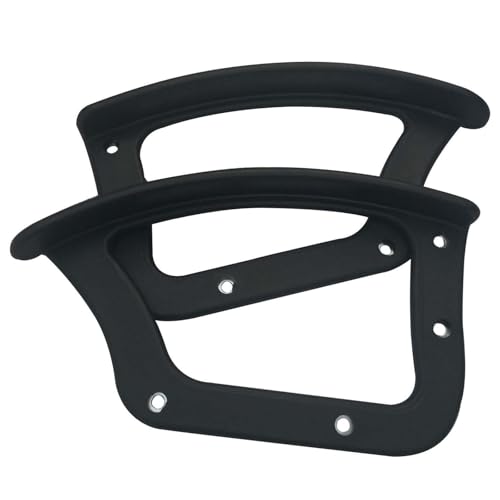 Qcbuegof Armlehnen mit fester Position für Arbeitsstühle, Anti-Vibrations-Design, reibungslose Integration mit Schreibtischmöbeln, hochfeste Armlehnen, 2 Stück Qcbuegof Armlehnen mit fester Position für Arbeitsstühle, Anti-Vibrations-Design, reibungslose Integration mit Schreibtischmöbeln, hochfeste Armlehnen, 2 Stück von Qcbuegof