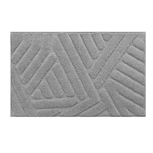 Qcbuegof Elegante Badezimmerteppiche 40x60 cm 50 X 80 cm 60 X 90 cm Weiche Und Absorbierende Bodenmatten Für Innenräume Verwenden Sie Nonslip Backing Weichbad Teppiche von Qcbuegof