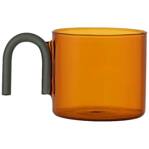 Qcbuegof Espresso Getränkeware Für Cappuccinos 300 Ml Runde Einzelkaffeetasse Mit Mit Hoher Borosilikat Glas Trinkbecher Einschichtglaswaren von Qcbuegof