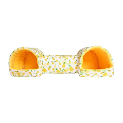 Qcbuegof Hamster Nagetiere Hideaway Toy Gerbil Bett Verstecke Haustier Tunnel Höhle Für Frettchen Hamster Spielzeug Guineapigs Spielzeug Kleine Haustierhöhle von Qcbuegof