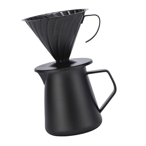 Qcbuegof Hand Tropfkaffeemaschine 600 304 Stahlstahl Kaffeeserver Über Kaffeetasse Für Büro Oder Reisekaffee Service Gießen von Qcbuegof