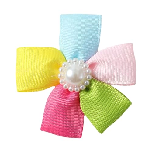 Qcbuegof Helle Farbe Haustier Haarstift Haarstyling Accessoires Clip Für Kleine Rassen Bequem Und Nicht Schlau Hold Hunde Haarnadel Bunte Clip Für Hund von Qcbuegof