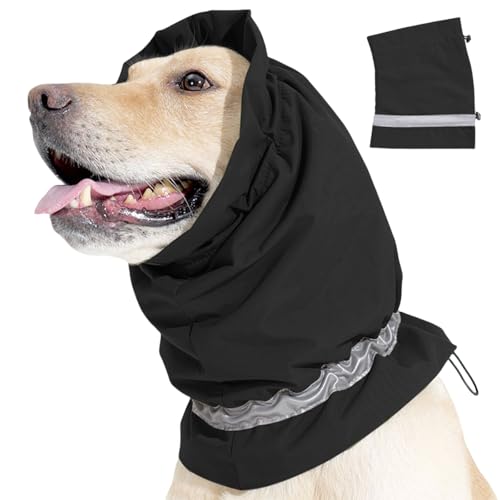 Qcbuegof Hundehämatomohrpackungskopf Deckung Deckung Und Trocknungshundohr Ohrschutz Für Geräuschunterdrückung Reflektierender Hundeausrüstung von Qcbuegof