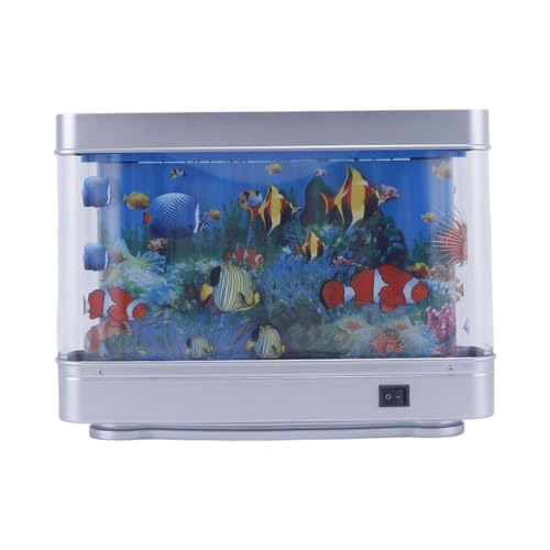 Qcbuegof Künstliche Aquarium-Dekoration, LED-Tischlampe für Zuhause und Büro, Nachtlicht, LED-Schreibtischlampe für Heimdekorationen Qcbuegof Künstliche Aquarium-Dekoration, LED-Tischlampe für Zuhause und Büro, Nachtlicht, LED-Schreibtischlampe für Heimdekorationen von Qcbuegof