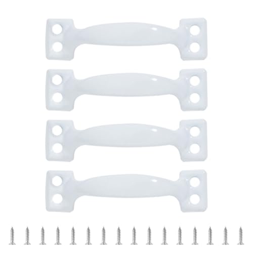Qcbuegof Packung Mit 4 Gate Griffe Bögenförmige Garagentorgriff Metallzüge Für Kleiderschränke Schränke Und Zäune Möbelknopf Utility Schrankgriffe Griffe von Qcbuegof