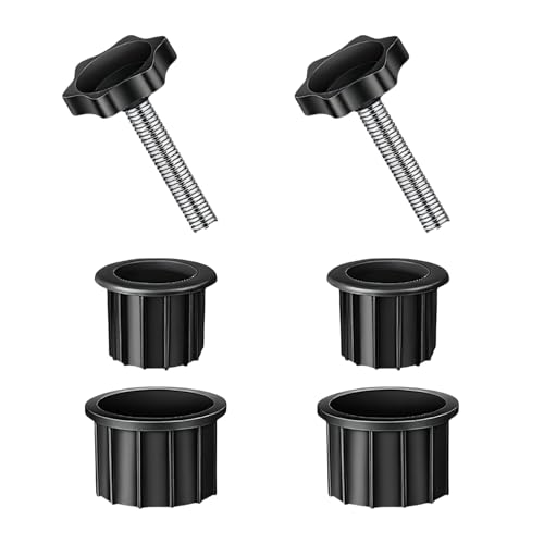 Qcbuegof Regenschirm Basisständer Ersatzteil Freien Außenpatio Dach Loch Ringe Stecker Abdeckung Mit Gewindeschraube Ersatzknopf Haltbarer Außenschattenzubehör von Qcbuegof