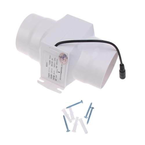 Qcbuegof Ruhige 3 Zoll Lüftungslüfter 12 V 75 Mm Luft Einstellbarer Geschwindigkeitsgebläse ABS Für Hydroponische Zelte Und Kleine Gehäuse Mit Niedrigem Rausch Entlüftungsventilator Qcbuegof Ruhige 3 Zoll Lüftungslüfter 12 V 75 Mm Luft Einstellbarer Geschwindigkeitsgebläse ABS Für Hydroponische Zelte Und Kleine Gehäuse Mit Niedrigem Rausch Entlüftungsventilator von Qcbuegof