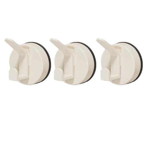 Qcbuegof Set Von 3 Einfachen Installationen Saughaken Kleiderbügel Schaden Frees Hängen Multifunktions Saugnapfhaken Set Für Home & Office Verwendung Rostiger Badezimmerhaken von Qcbuegof