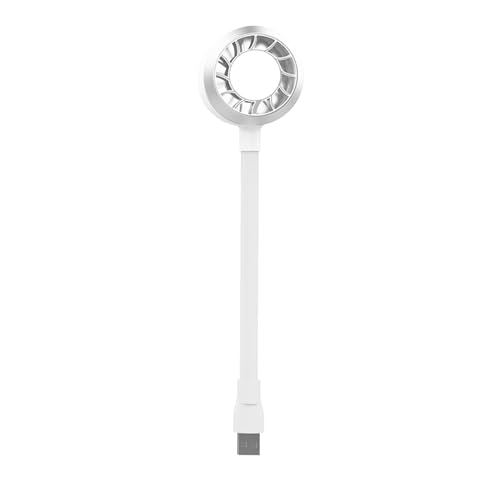 Qcbuegof USB Ventilator 2 in 1 Design mit 4 und LED Licht für Reisen Camping und Büro Leiser Ventilator von Qcbuegof