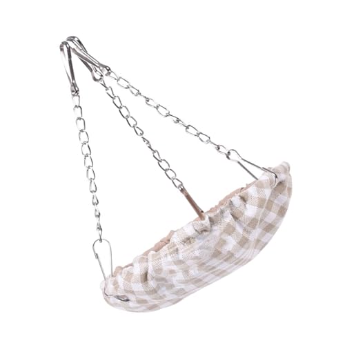 Qcbuegof Vogelbett für Käfig, Hängematte, Schaukel, Sittich, Bett, Nest mit stabilem Boden, Schlafhütten, Geschenk, Hängematte, Schaukel von Qcbuegof