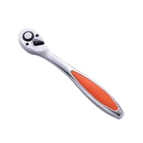Ratschen 3/8 Zoll 72 Zähne Schnellspanner Ratsche Ergonomischer rutschfester Griff für Autoreparatur Steckschlüssel von Qcbuegof