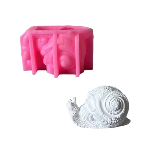 Schädelschneckenform In Silikon Backform Für Harzwachs Handwerk Dekorative Skulpturen Und Kreative Häuser Dekorationen Wiederverwendbare Silikonkerzenformen von Qcbuegof