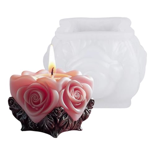 Silikonform Rosenform Seifenform Blume für die Herstellung von Formen für Epoxidharz Handwerk Handgemachte Seife Hochzeitsdekoration Form Silikonform Rosenform Seifenform Blume für die Herstellung von Formen für Epoxidharz Handwerk Handgemachte Seife Hochzeitsdekoration Form von Qcbuegof