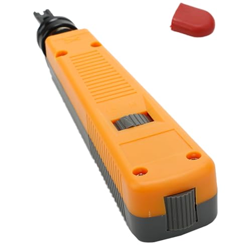 Terminals Insertion Tool mit wählbarer Schlageinstellung, geeignet für CAT5 CAT6 Easy Grip und genaue Crimp-Netzwerk-Abisolierzange Terminals Insertion Tool mit wählbarer Schlageinstellung, geeignet für CAT5 CAT6 Easy Grip und genaue Crimp-Netzwerk-Abisolierzange von Qcbuegof