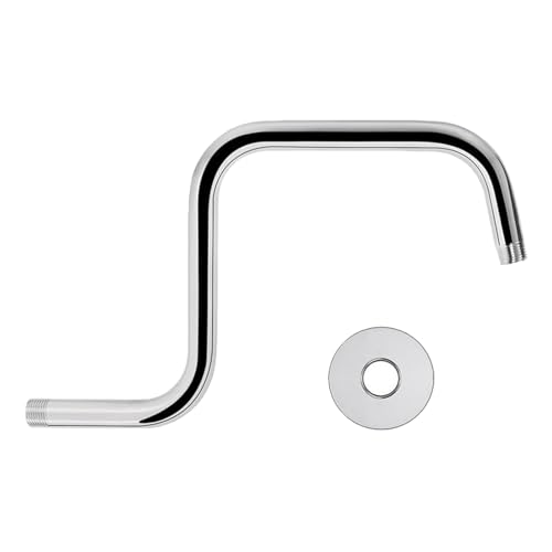 Upgrades Duschkopfverlängerung Arm 13inch Schwanenhals Mit Flanschen Hochhöhle Duschkopfverlängerung Rohr Für Badezimmer Schwanenhals Risers Pipe von Qcbuegof