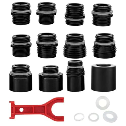 Wasserhahnkopf-Umwandlungsset mit Schnellanschluss für mehrere Sprühgeräte inklusive Schlauchverbinder Zubehör für den täglichen Gebrauch Küchenarmatur Adapter-Set von Qcbuegof