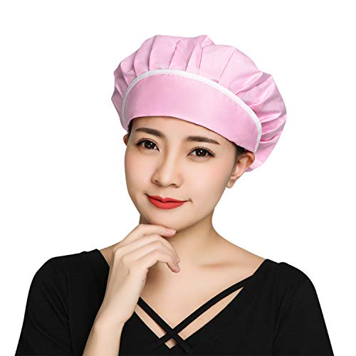 Qchomee Kochmütze Chef Hüte Einstellbar Chef Cap Kopfbedeckung Kochhaube Baumwolle Küchenmütze Männer Frauen Gastromützen für Kochen Backen Restaurant Haus Küche kappeumfang 58cm von Qchomee