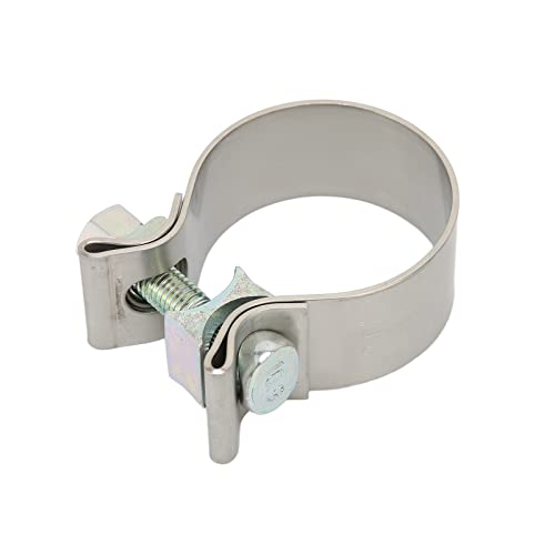 Abgasklemme, Rostsichere Schalldämpferklemme Hohe Härte für Downpipe Header Verteiler Universal Auspuffband Klemmen für Downpipe Header Verteiler (2 Zoll) von Qcwwy