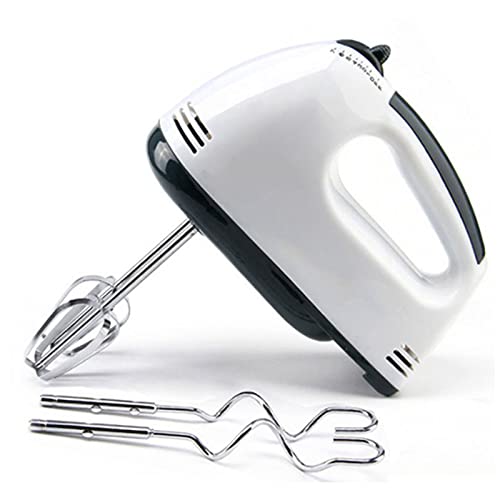 Elektrischer Handmixer mit 7 Geschwindigkeiten, Handgehaltener Elektrischer Eierrührer, Elektrischer Sahnerührer, Küchengerät für Bäcker, Dessertliebhaber, Köche und Hausfrauen von Qcwwy