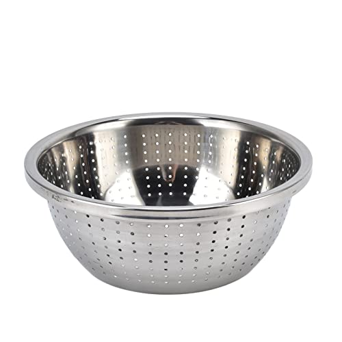 Gemüsewaschkorb, Rostfreies Multifunktions-Edelstahlsieb für die Küche, Haushalt, Waschen von Gemüsekörben in den Obstkörben der Küche (26cm) von Qcwwy