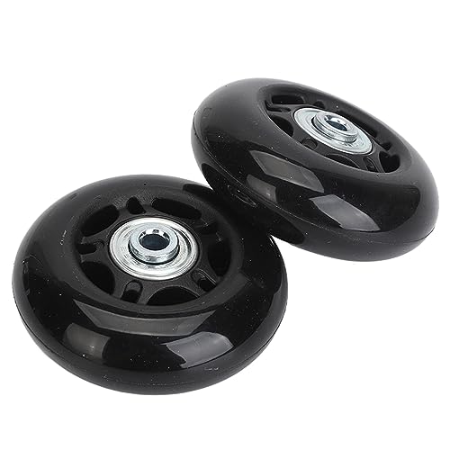 Gepäck-Koffer-Ersatzräder, Leises Design, Gepäck-Lenkrollen, Universal-Rad-Design, 360-Grad-Drehung, Bürostuhl-, Lager, Reparatursätze (68 x 24 mm / 2,7 x 0,9 Zoll) von Qcwwy