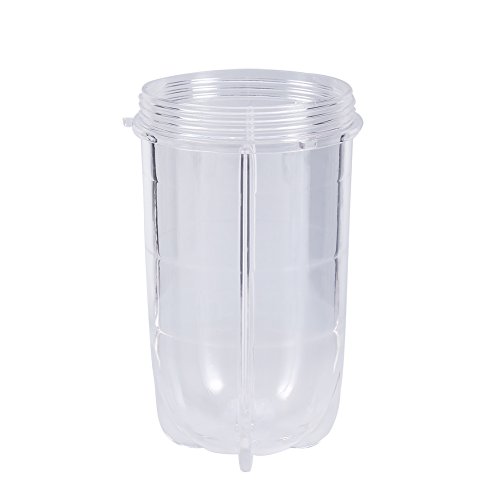 Jug Blender Ersatzbecher, Langlebiger und Transparenter Kunststoff-Mixer Entsafter Mixer Ersatzbecher(Short Cup) von Qcwwy
