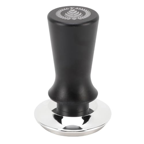 Kaffeepulver Hammer 51mm Kaffeestamper Konstanter Druck Edelstahl Kaffeepulver Hammer Kaffee Erde Leveler Kaffee Presse Manipulationskaffee -Verteiler für Zuhause (BLACK) von Qcwwy