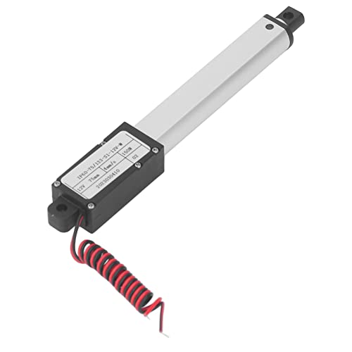 Mikro-Linearaktuator Elektrisch, 75 Mm Hub, Aluminiumlegierung, Mini-Elektro-Linearaktuator 12 V für Iatrical (Keine Halterung) von Qcwwy