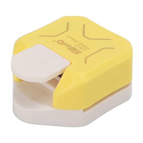 Mini 3 in 1 Eckenstanzer Eckenschneider Tragbare Mehrzweck-Lochkarten aus Gelbem Karton, Gerader Winkel, SchöNheitswinkel Mini 3 in 1 Eckenstanzer Eckenschneider Tragbare Mehrzweck-Lochkarten aus Gelbem Karton, Gerader Winkel, SchöNheitswinkel von Qcwwy