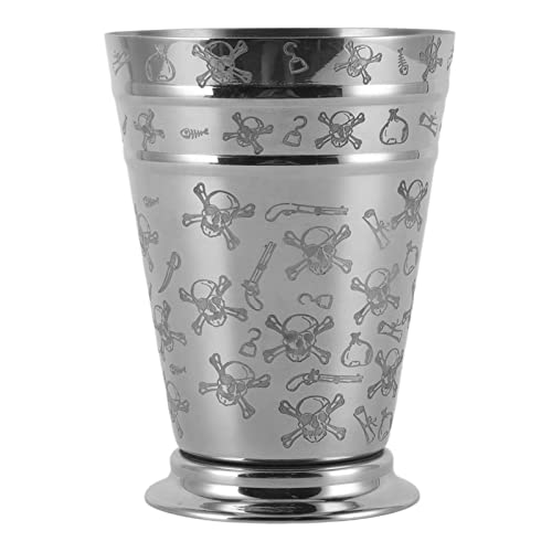 Qcwwy 400 Ml Kegelförmiges Edelstahl-Cocktailglas, Doppellinie, Mint-Julep-Becher, Vintage-Stil, Retro-AppealMoscow Mules GinTonics Rumglas, Bars, Restaurants, Häuser, Hochzeiten, von Qcwwy